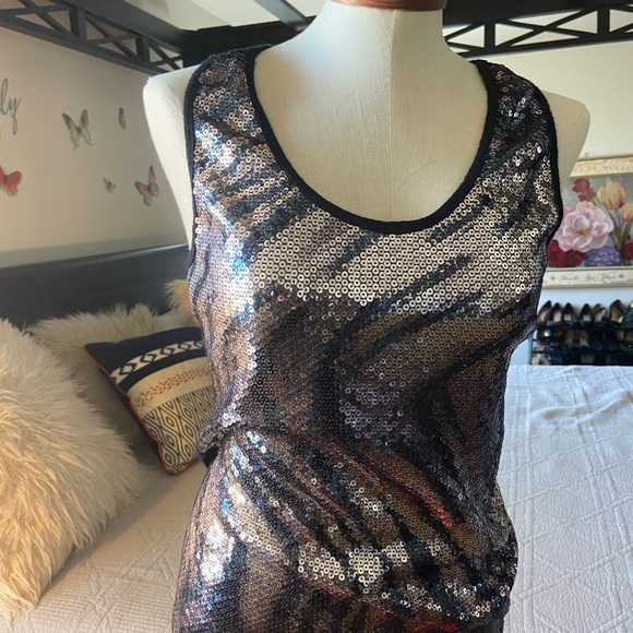 Emphatic Sequin Racerback top. - Picture 2 of 4
